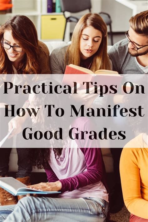 manifesting good grades tips